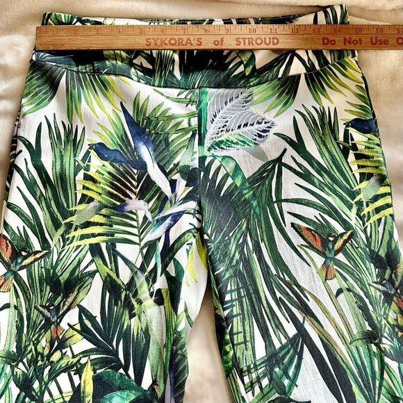 - 🎃🌴- Soft Surroundings pull on ankle pants, Palm pattern sz S fits like sz M - Picture 6 of 14